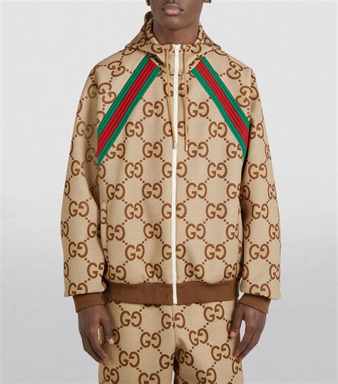 gucci gg print jacket|Gucci jackets for men.